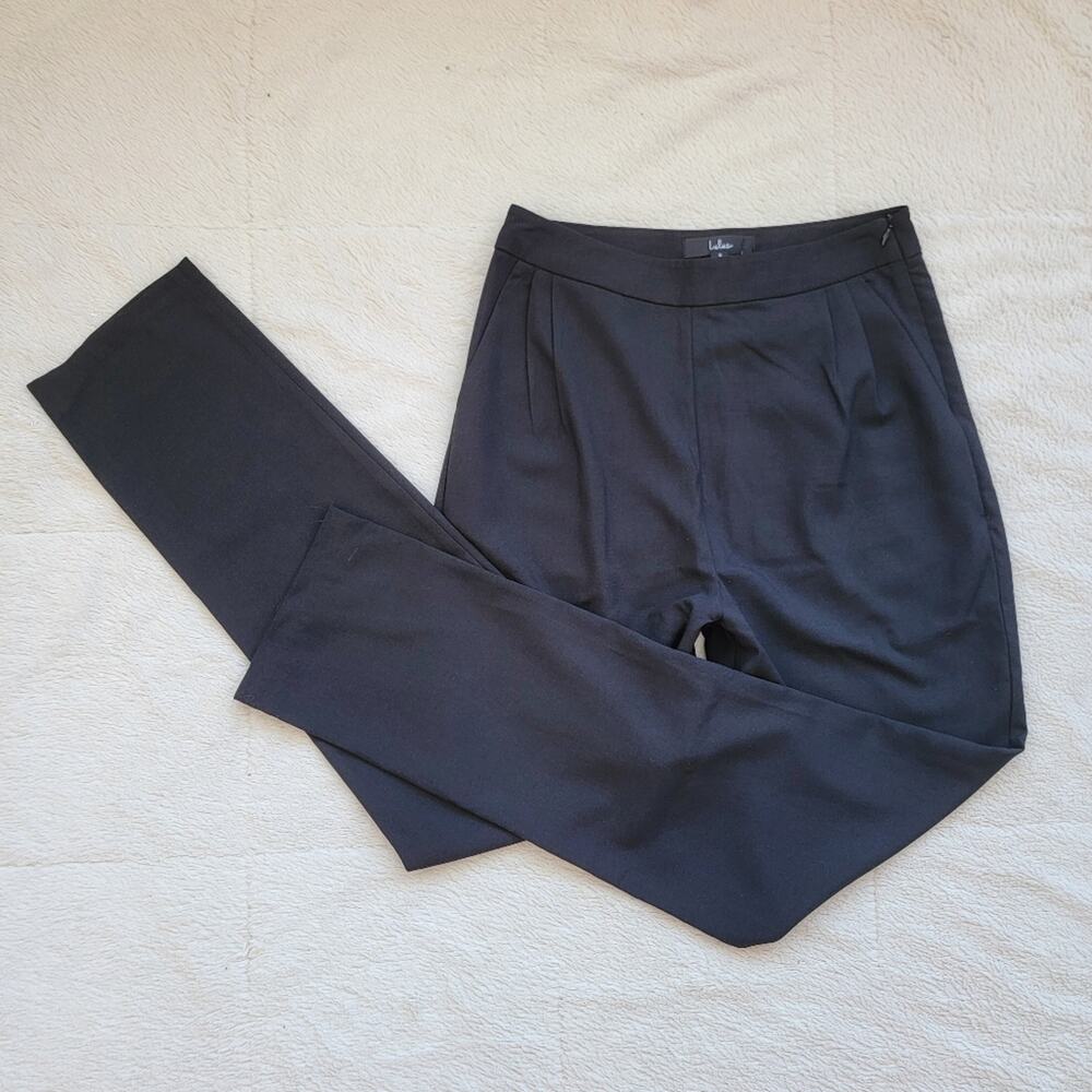Lulu's High Rise Straight Leg Dress Pants